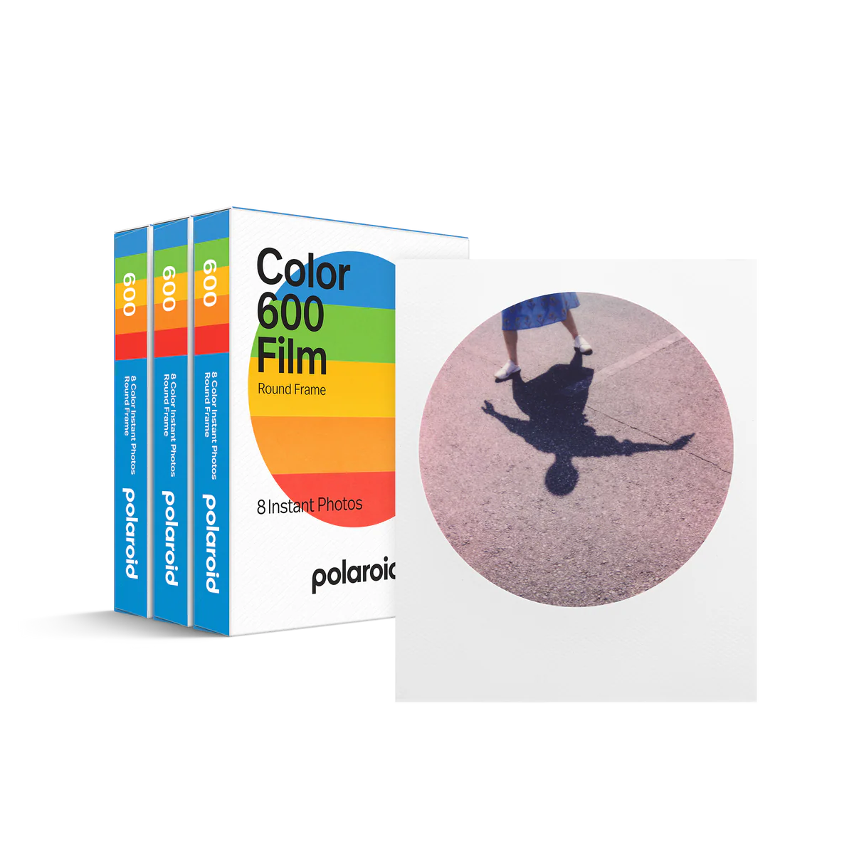 Color 600 Round Frame Film Triple Pack