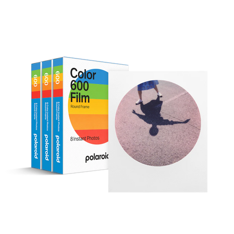 Color 600 Round Frame Film Triple Pack