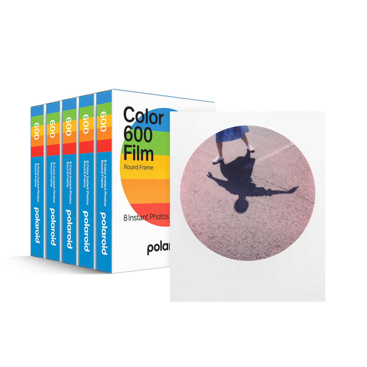 Color 600 Round Frame Film Five Pack